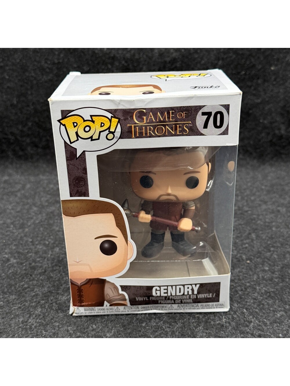 Funko Pop! Vinyl Game of Thrones Gendry #70 Standard Vinyl Figure Box not mint